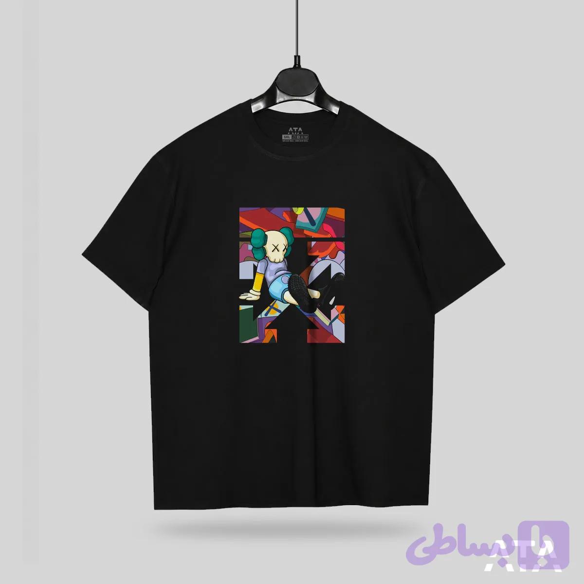 تیشرت آف وایت KAWS