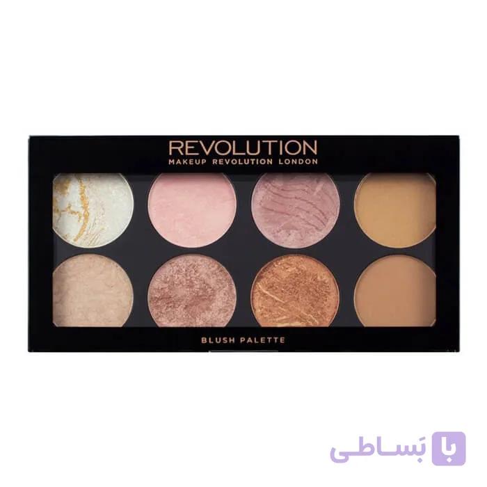 پالت رژگونه ، هایلابتر ، کانتور رولوشن مدل golden suger