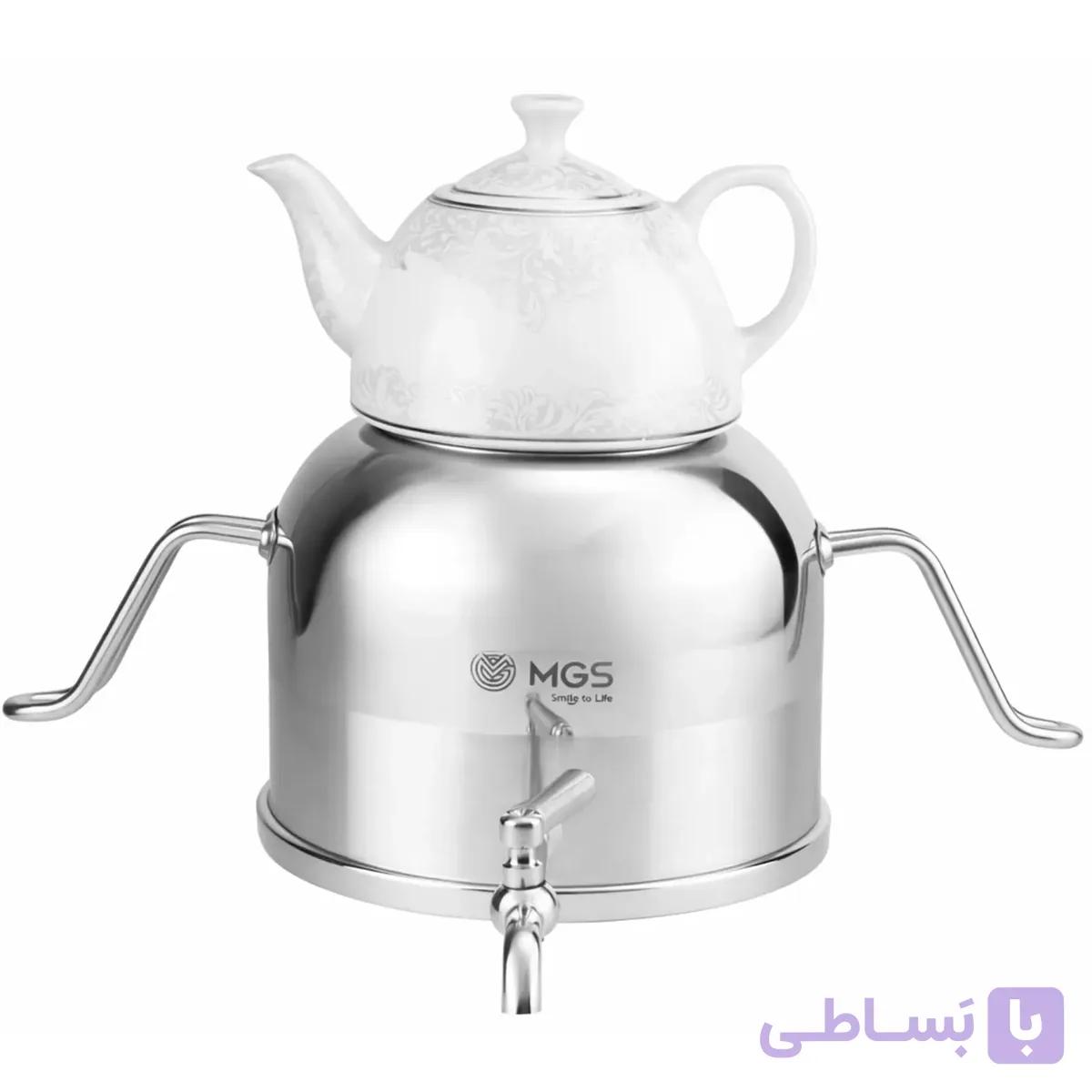 کتری و قوری 6 لیتری ام جی اس — تصویر 1