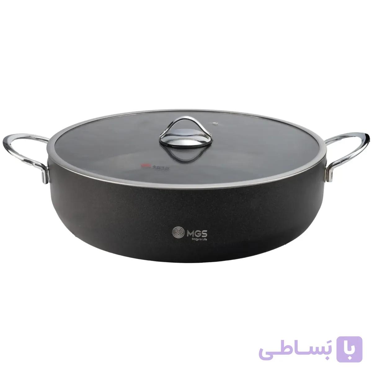 تابه دو دسته ام جی اس مدل گارنت سایز 36 — تصویر 1