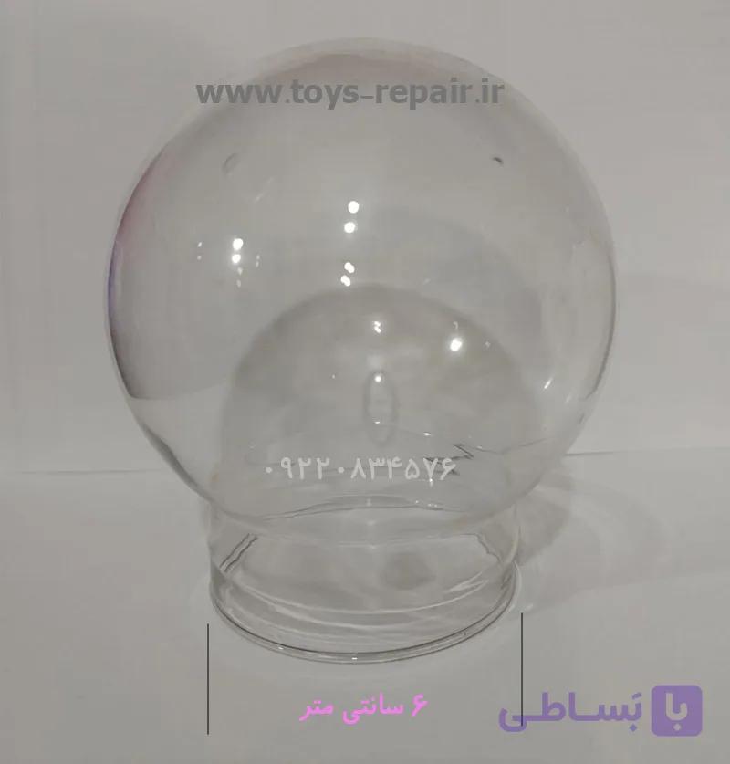 شیشه گوی موزیکال سایز بزرگ -(اقتصادی) دهانه ۶ سانتی متر