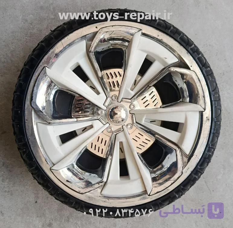 چرخ ماشین شارژی قطر 25 عرض 8 سانتی متر — تصویر 1