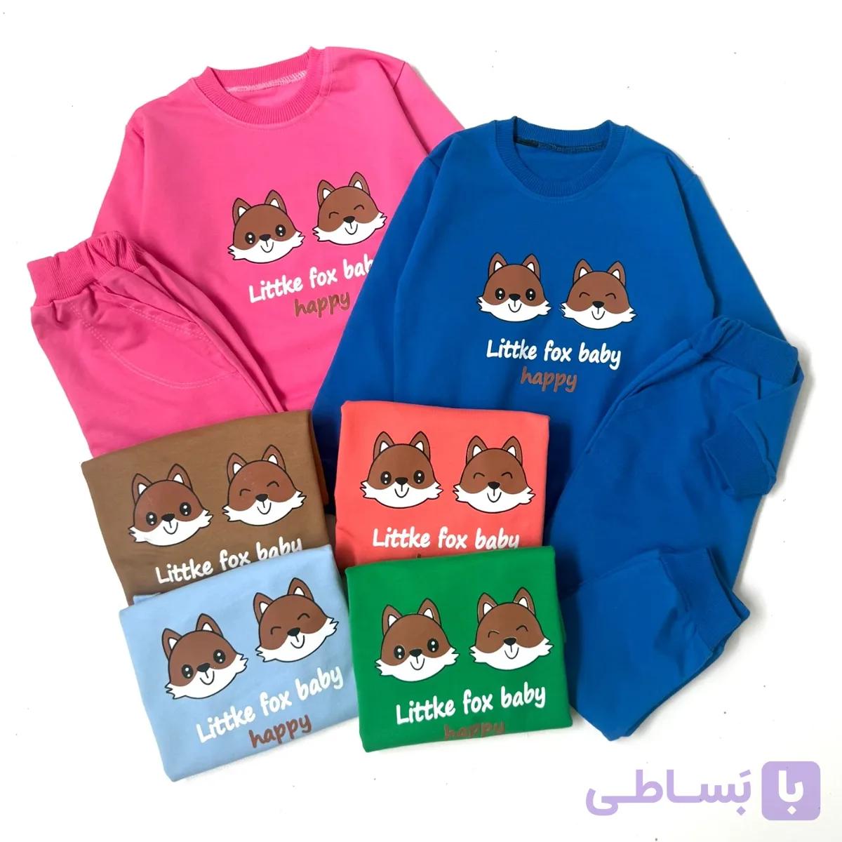 ست بلوز و شلوار بچگانه فاکسی (45 40) کد 8468 — تصویر 1