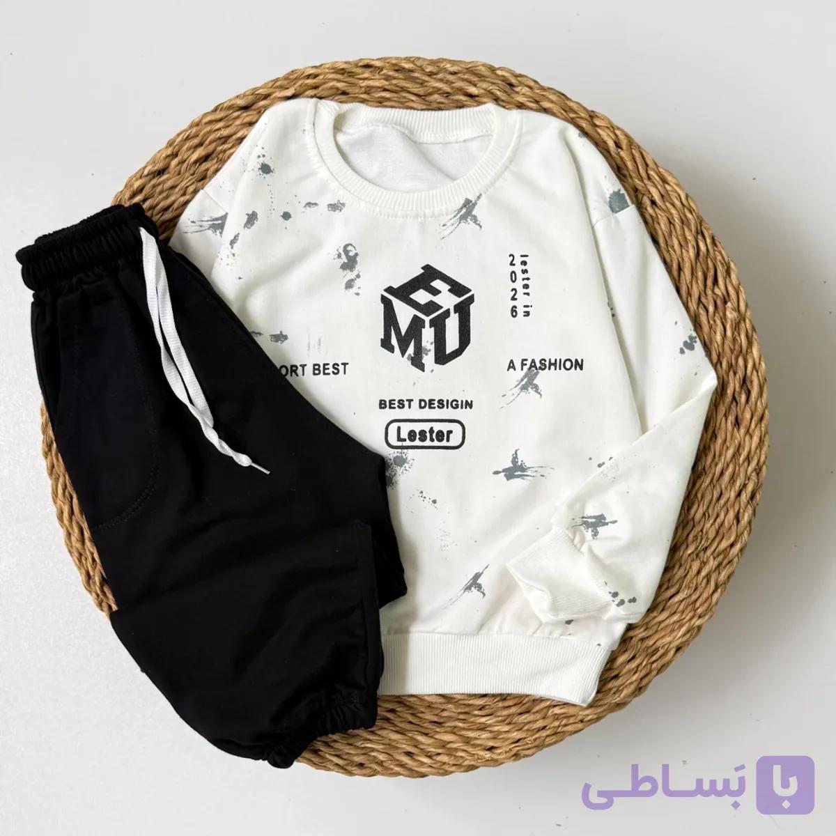 ست بلوزشلوار بچگانه مارتین (40-45) کد8473 — تصویر 1
