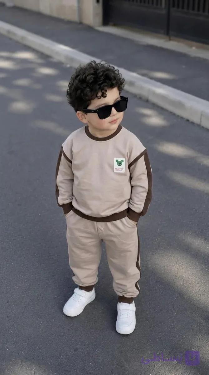 ست بلوز و شلوار بچگانه فندی کد 8471 — تصویر 1