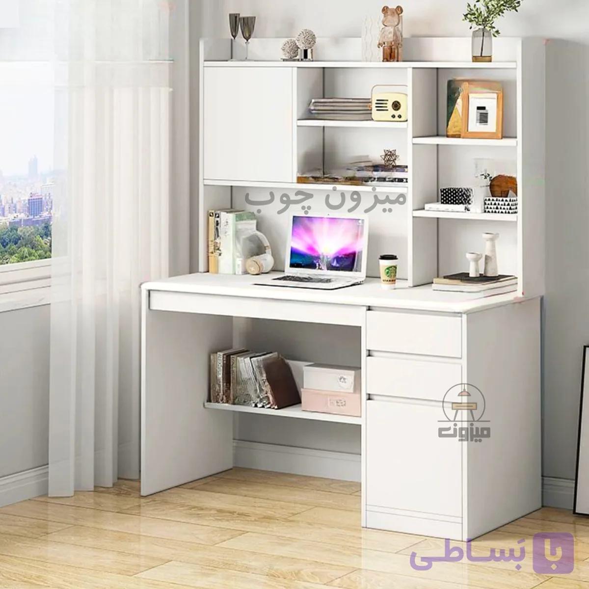 میز تحریر مدل دلارا یک میزون چوب — تصویر 1