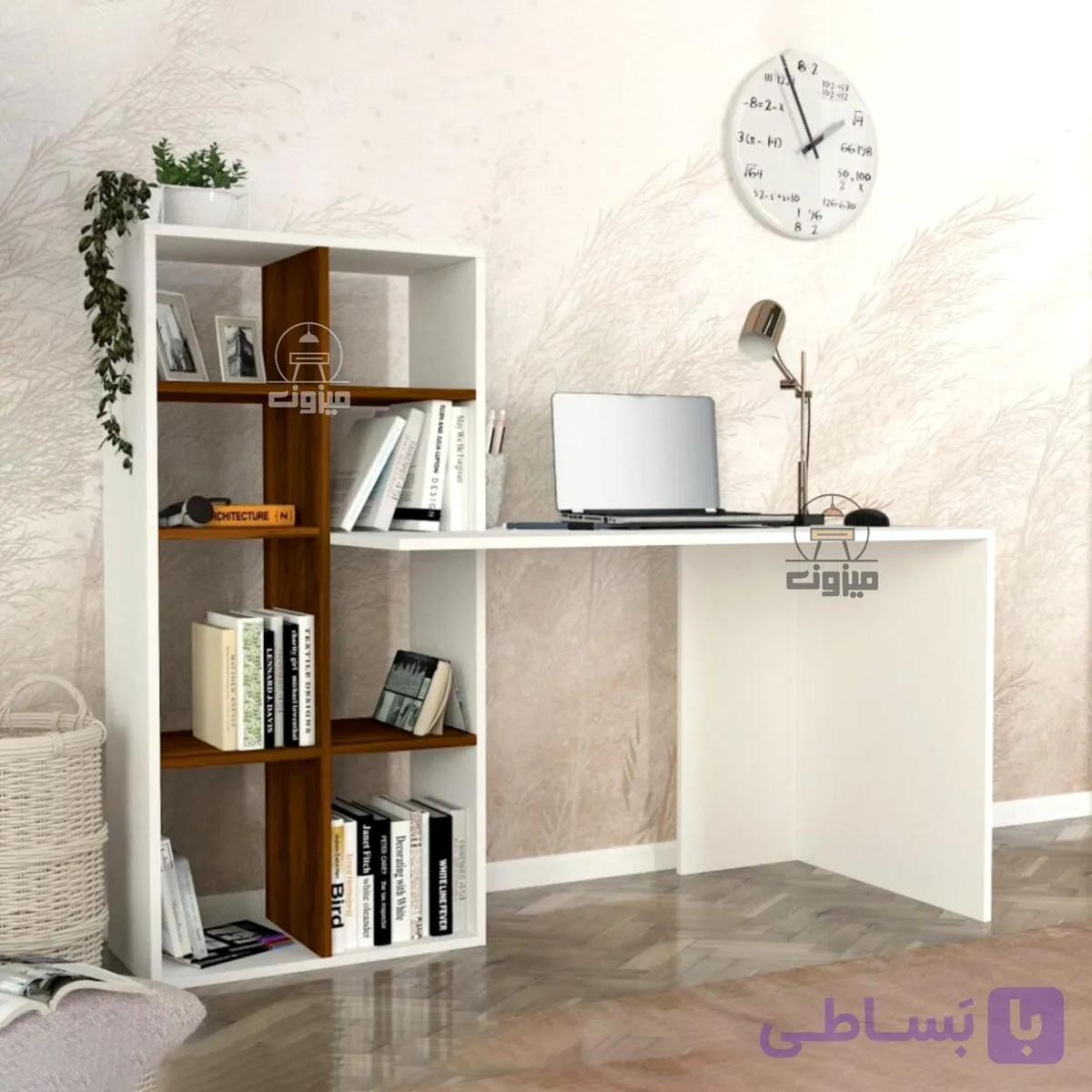 میز تحریر مدل ژاله یک میزون چوب — تصویر 1