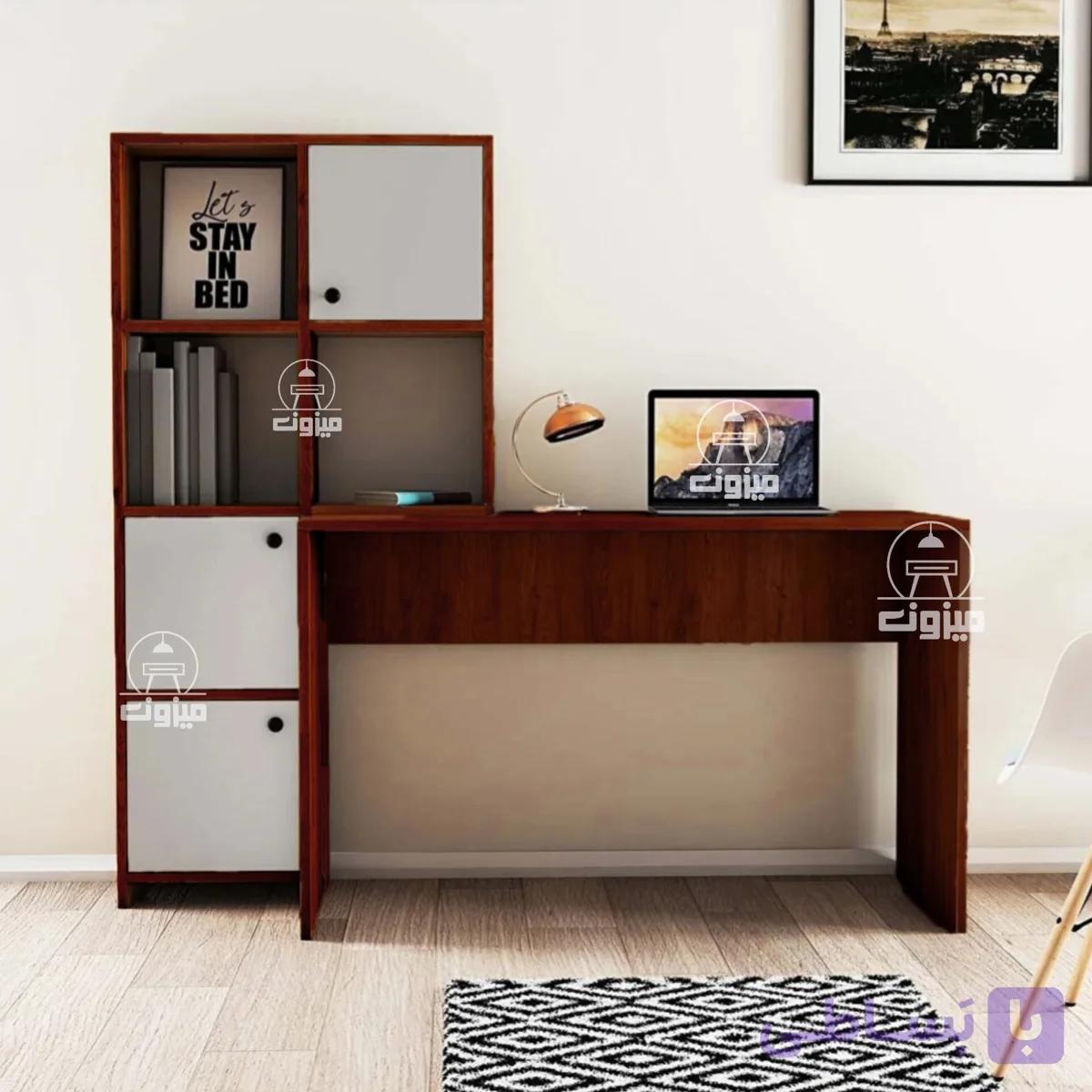 میزتحریر مدل پندار یک ترکیبی میزون چوب — تصویر 1