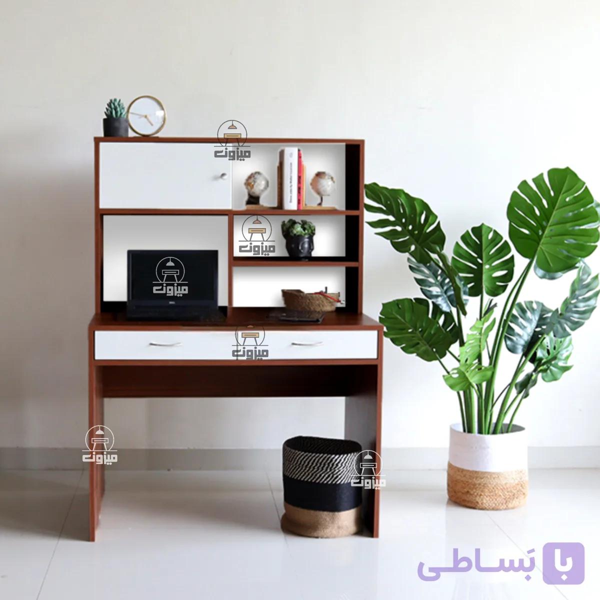 میز تحریر مدل پروا یک میزون چوب — تصویر 1