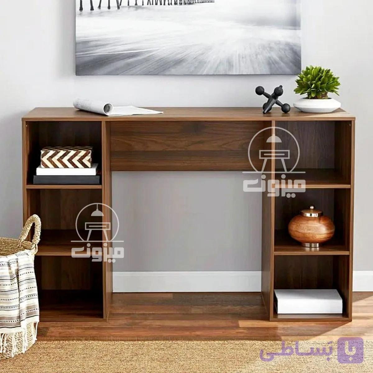 میز مطالعه مدل پایدار میزون چوب — تصویر 1