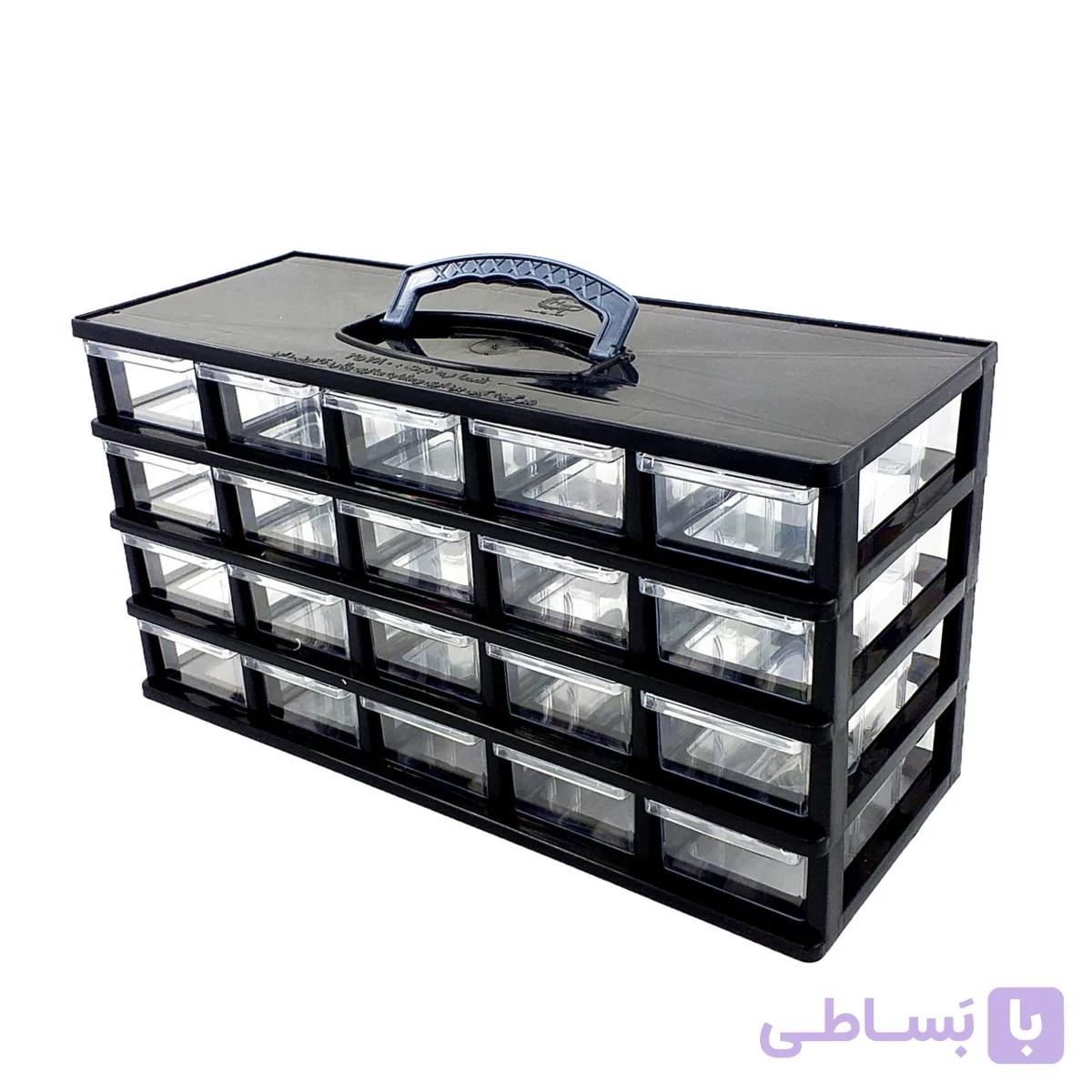 جعبه ابزار قطعات الکترونیکی - 20 کشو