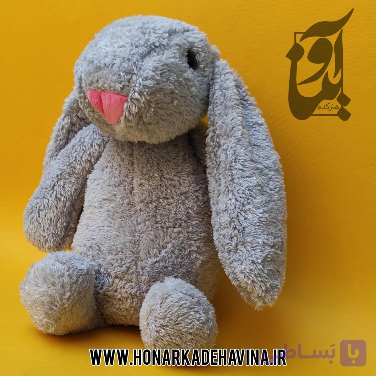 و قیمت عروسک خرگوش پولیشی جلی کت / درجه یک / دستساز /بدون واسطه از تولید کننده / کد 2