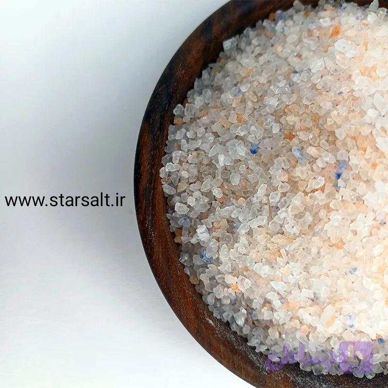 میکس۳ نمک معدنی نمک آبی+صورتی+دلنمک(ترکیب ۳مدل نمک معدنی)