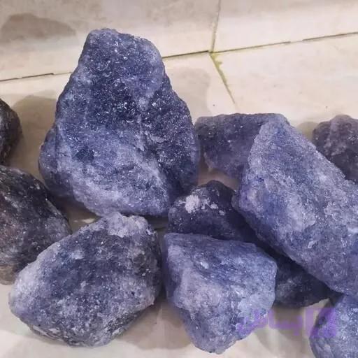 قلوه سنگ نمک آبی سمنان کیفیت فوق‌ممتاز صادراتی