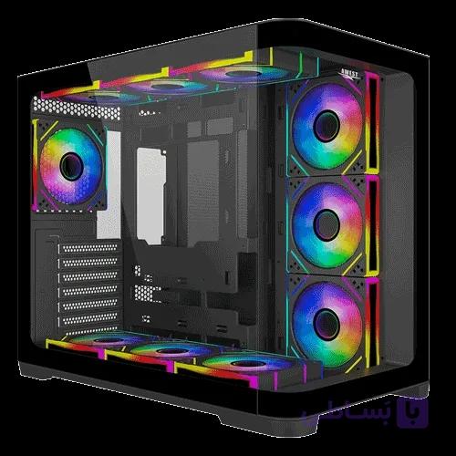 کیس گیمینگ اوست AWEST GT-AQ18 BLACK — تصویر 1