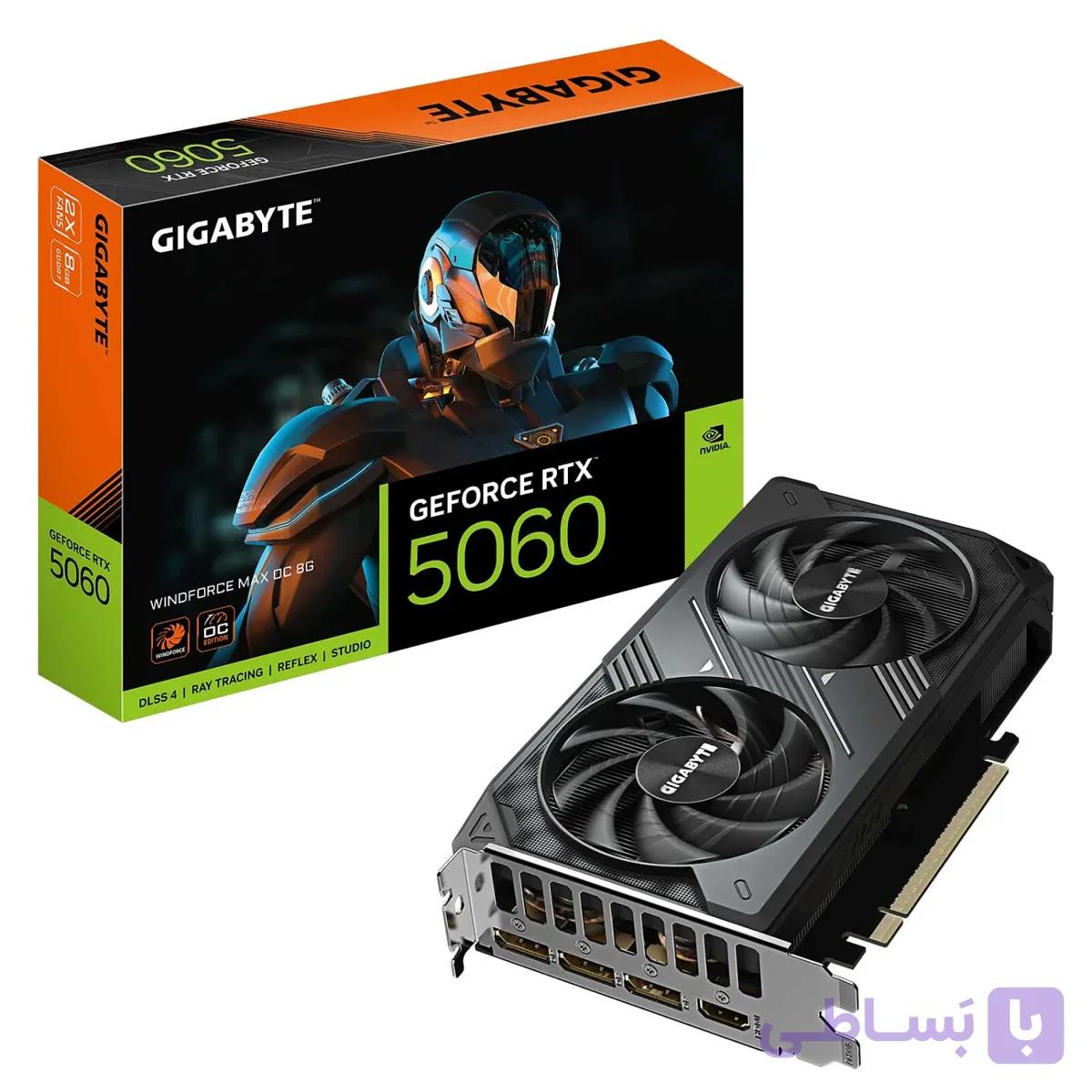 کارت گرافیک GIGABYTE RTX 5060 Windforce Max OC 8G — تصویر 1