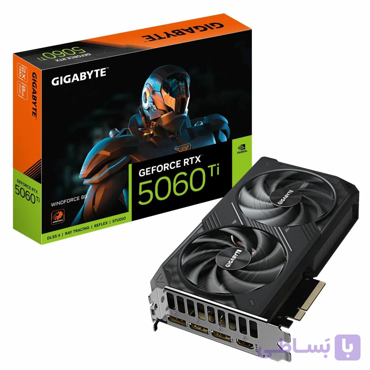 کارت گرافیک GIGABYTE RTX 5060 Ti Windforce 8G — تصویر 1
