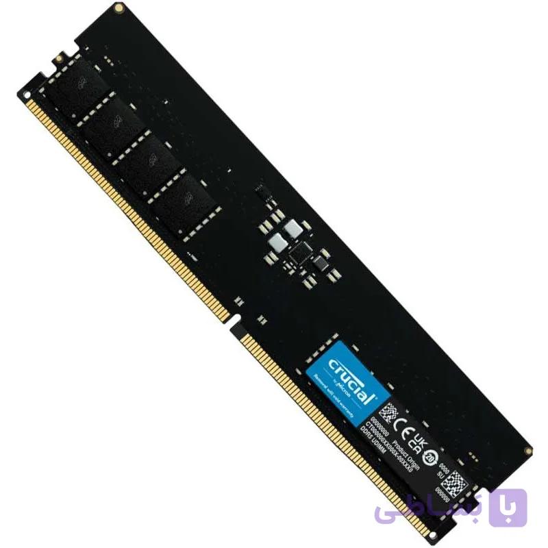 رم کامپیوتر کروشیال DDR5 ١٦ گیگابایت فرکانس ٤٨٠٠ — تصویر 1