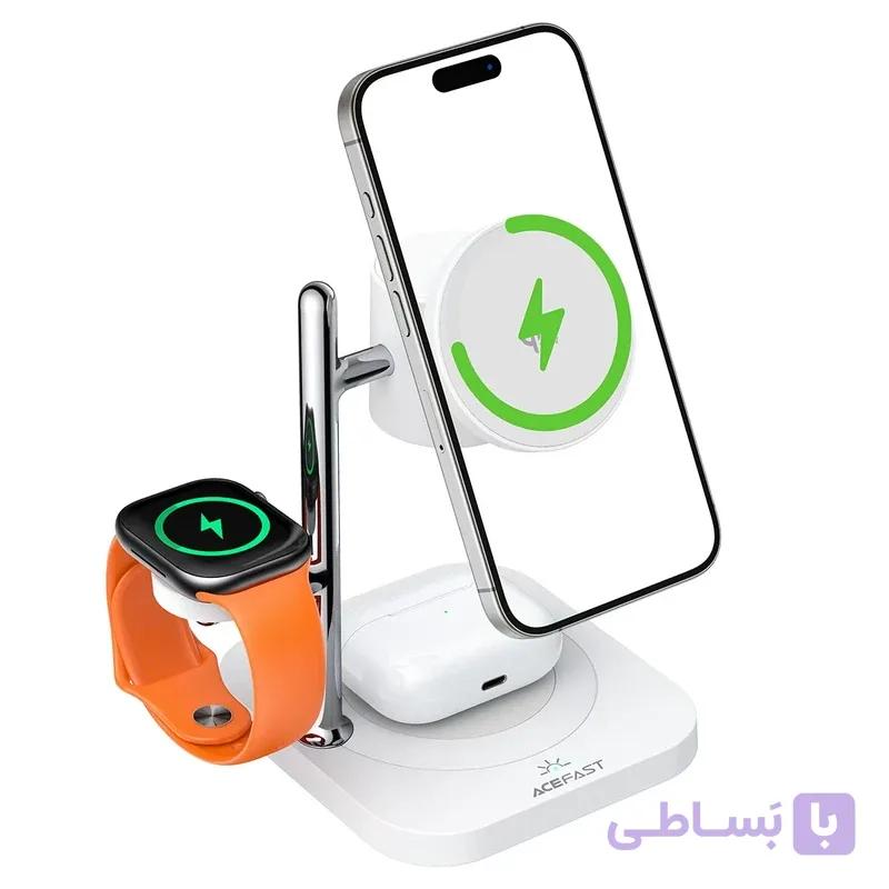 استند و شارژر وایرلس 3 کاره مگسیف ایس فست ACEFAST E39 — تصویر 1