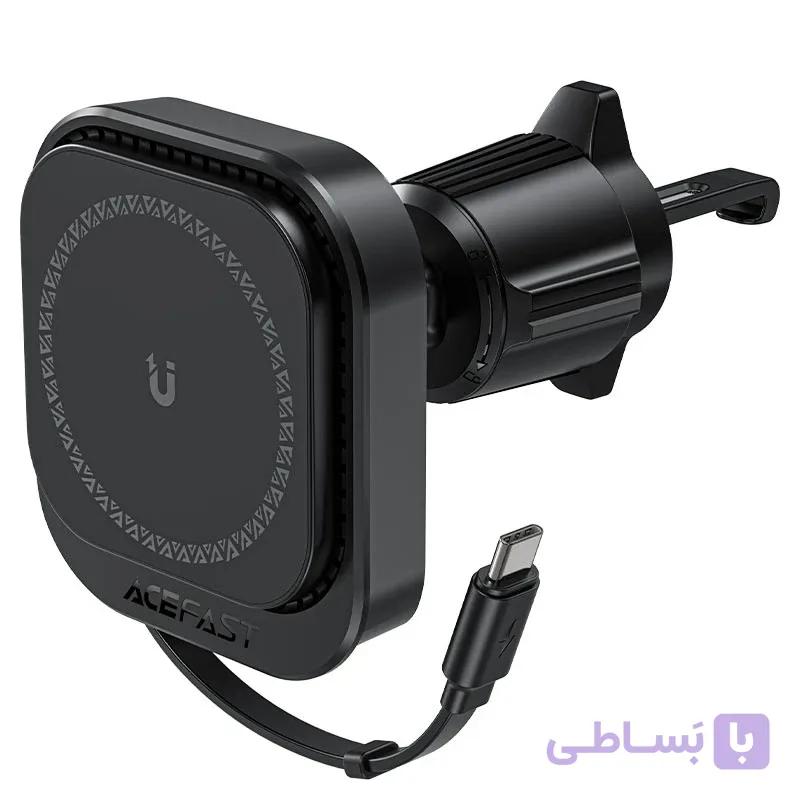 هولدر و شارژر وایرلس مغناطیسی دریچه کولری ایس‌فست ACEFAST D32 — تصویر 1