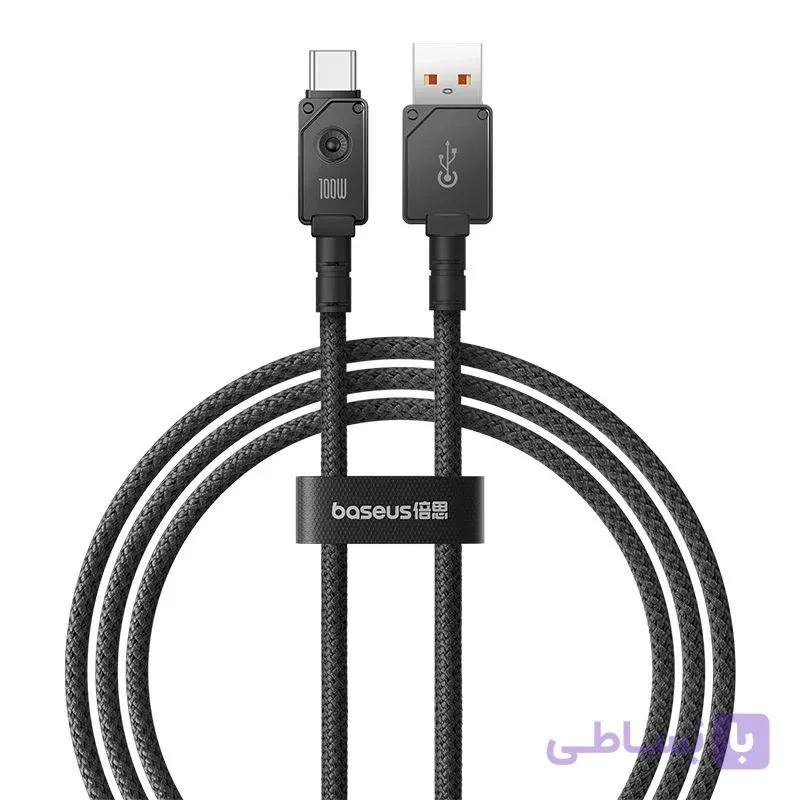 کابل شارژ USB به Type-C بیسوس ۱متری Baseus Unbreakable Aramid Series P10355801111 100W — تصویر 1