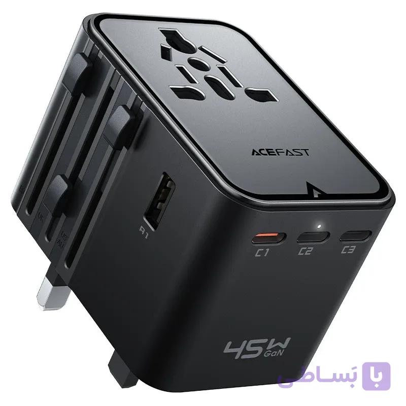 شارژر مسافرتی 2500 وات ایس‌فست ACEFAST Travel Adapter Z8 — تصویر 1