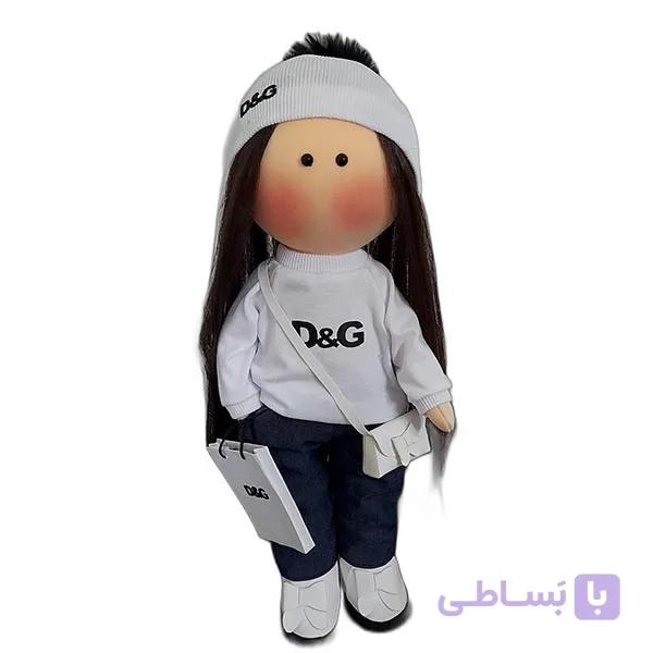 عروسک مدل روسی طرح دختر ساکدار کد dg008-5 ارتفاع ۳۰ سانتی متر