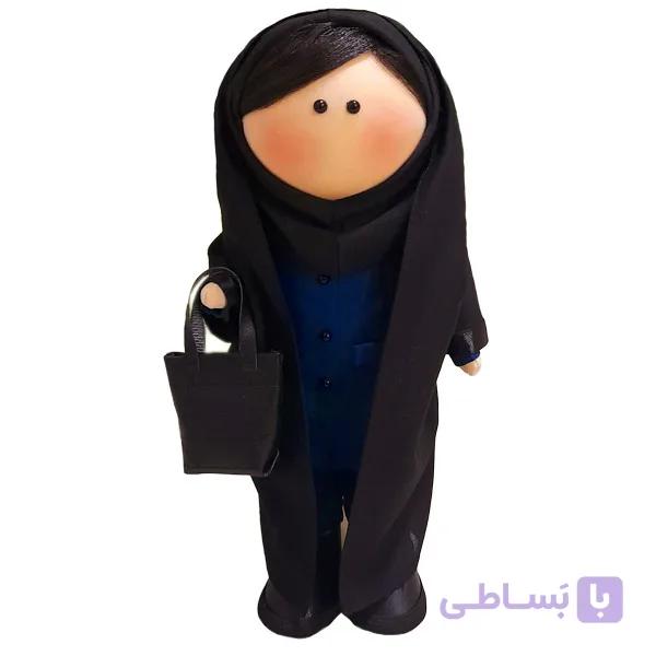 عروسک مدل روسی طرح خانم وکیل کد dg-101 ارتفاع ۳۰ سانتی متر