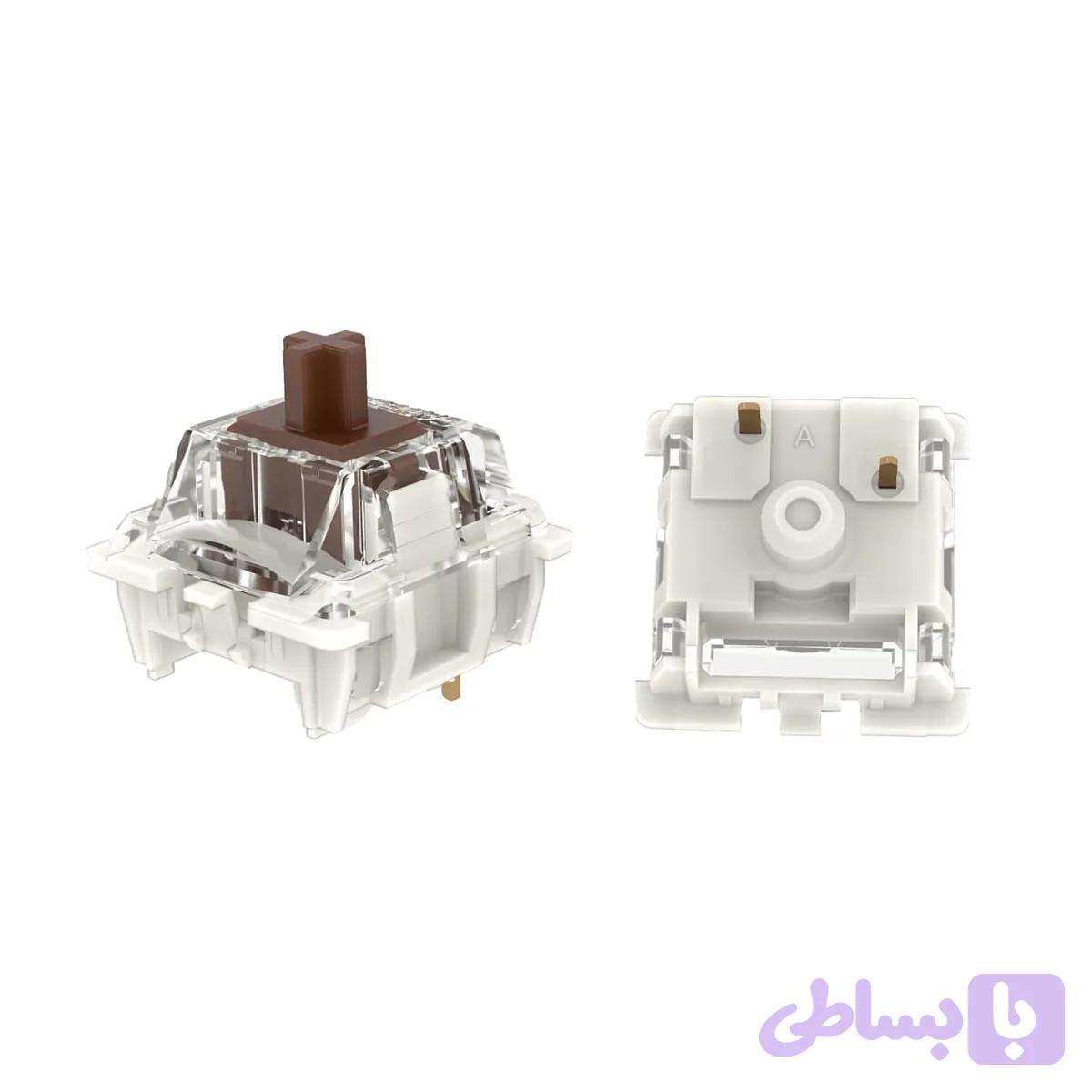 سوئیچ مکانیکال (لوب شده) - Switch Gateron BROWN G Pro 3.0 SMD LED