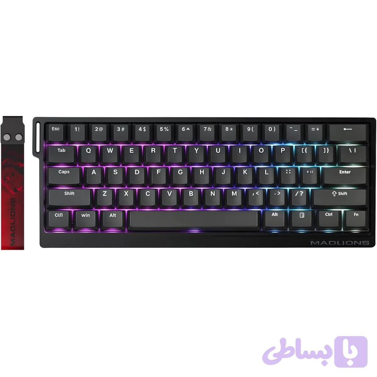 کیبورد 60 درصد مگنتیک MADLIONS MAD 60 HE Pro