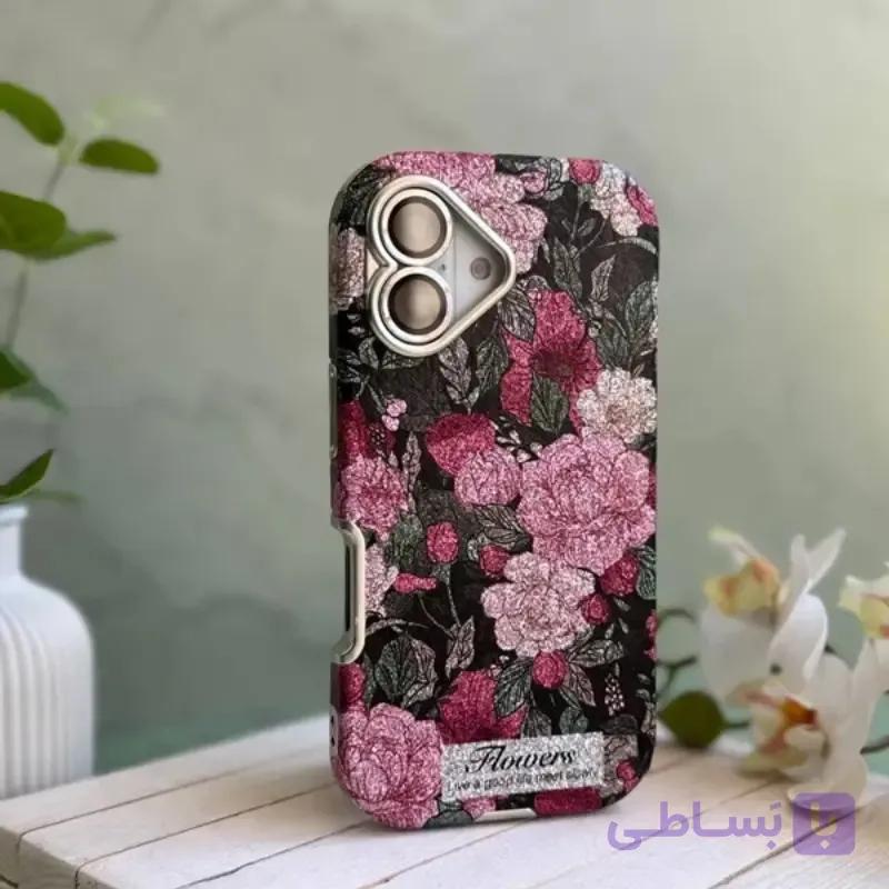 کاور رز اکلیلی گوشی آیفون کد 7916Rose Wreath iPhone Cover