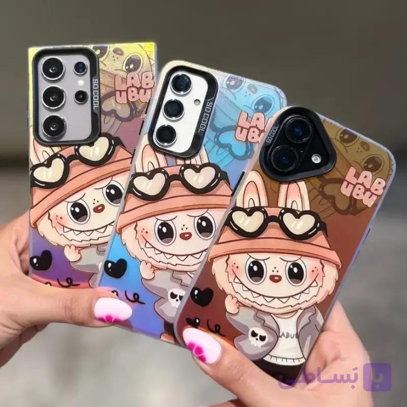 قاب لبوبو Labubu هلوگرامی گوشی آیفون کد 8015Labobo Phone Case