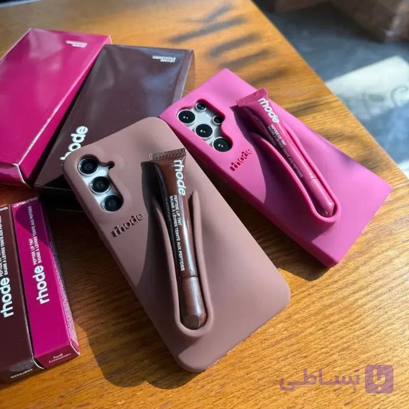 قاب پک روود rhode همراه با لیپ گلاس گوشی شیائومیRhode Phone Xiaomi Case