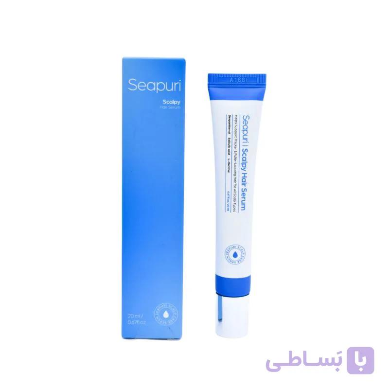سرم ضدریزش و رویش مجدد مو سی پوری Seapouri | تقویت‌کننده و مراقبت از ریشه مو 5166 — تصویر 1