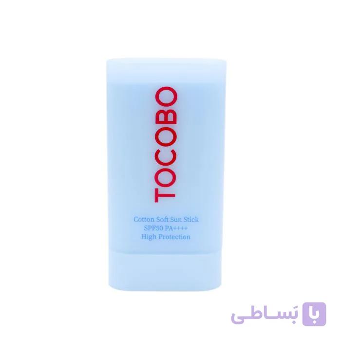 ضدآفتاب استیکی توکوبو TOCOBO | مدل Cotton Airy | محافظت SPF 50 و فینیش سبک و مات 5159 — تصویر 1