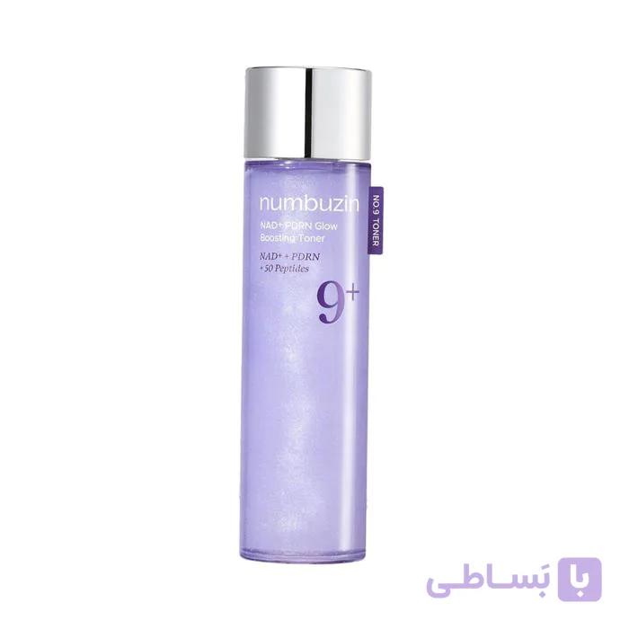 تونر ضدچروک و روشن‌کننده نامبوزین Numbuzin مدل No.9+ NAD+ PDRN Glow Boosting Toner | حاوی PDRN و پپتاید 5123