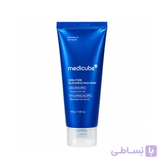 ماسک کرمی خاک رس مدیکوب Medicube مدل Zero Pore Blackhead Mud Mask | کنترل چربی و منافذ | پاکسازی جوش‌های سرسیاه 5127
