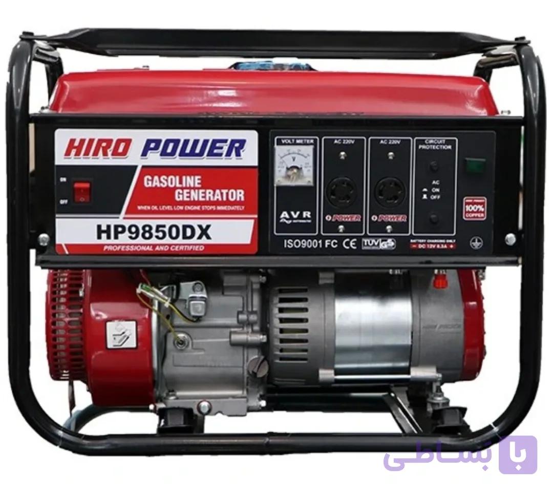 موتور برق هیرو پاور ۳/۵ کیلووات بنزینی مدل HP9850DX