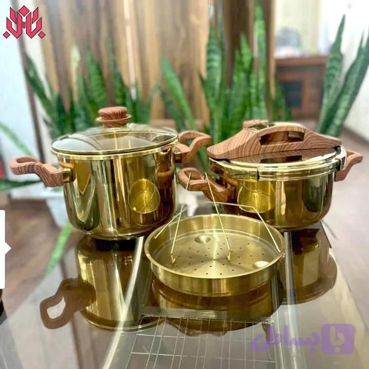 زودپز دوقلو طلایی تفال