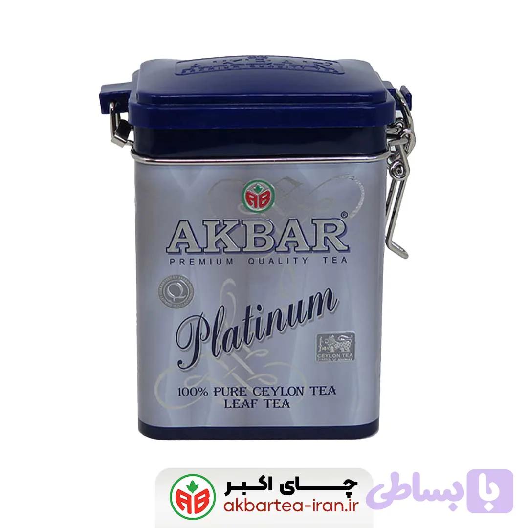 چای سیاه پلاتینی قوطی 90 گرمی