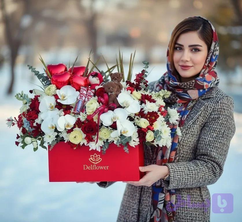باکس گل ولنتاین مردانه