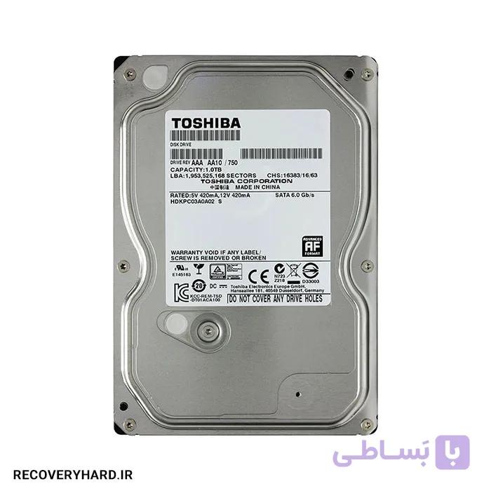 هارد دیسک اینترنال 3.5 اینچ توشیبا ظرفیت 1 ترابایت — تصویر 1