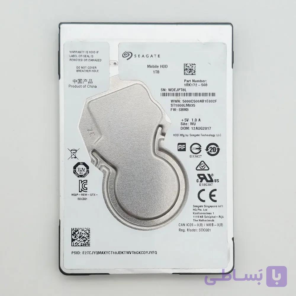 هارد دیسک اینترنال 2.5 اینچ SATA سیگیت ظرفیت 1 ترابایت — تصویر 1