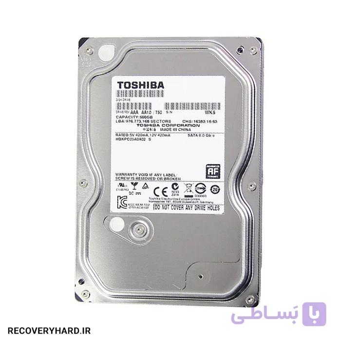 هارد دیسک اینترنال 3.5 اینچ توشیبا ظرفیت 500 گیگابایت — تصویر 1