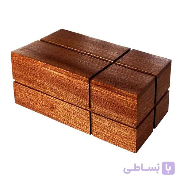 جا دستمال کاغذی چوبی تنو مدل TenoBox1 — تصویر 1
