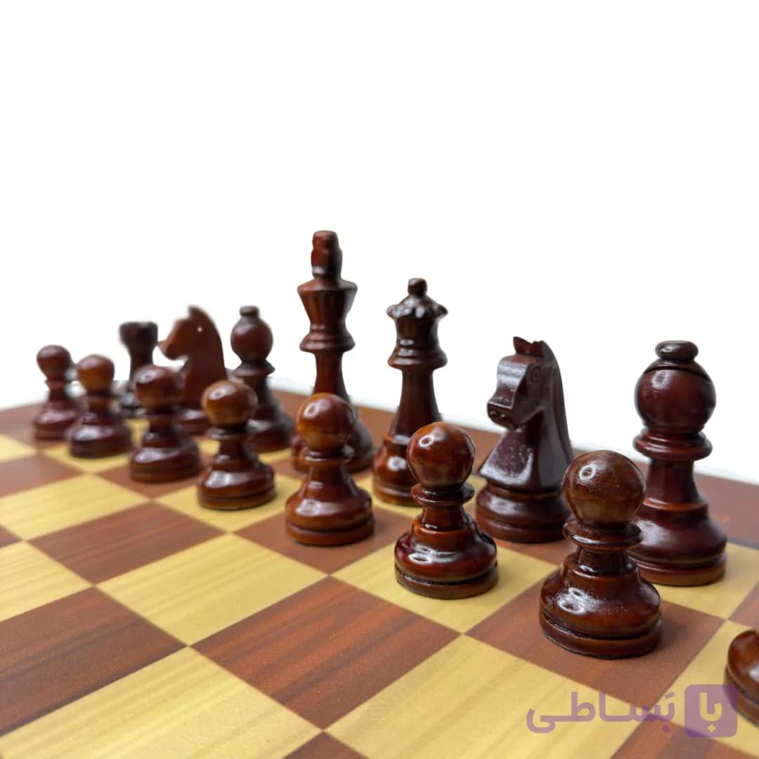 ست کامل مهره شطرنج فدراسیونی طرح فرانسوی — تصویر 1