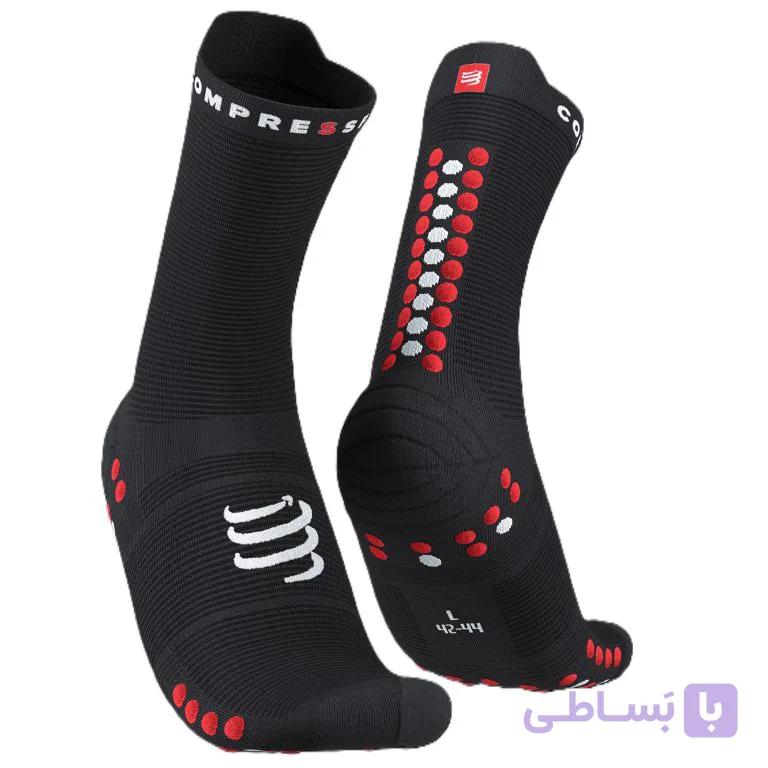 جوراب نیم ساق Compressport مدل Pro Racing Socks v4.0 Run High — تصویر 1
