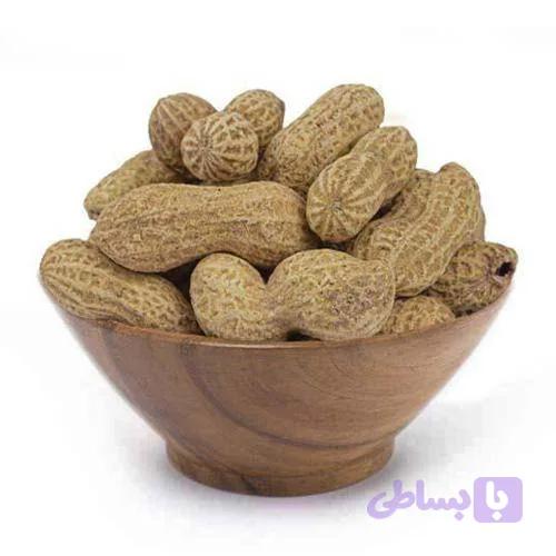 بادام زمینی غلافدار درشت