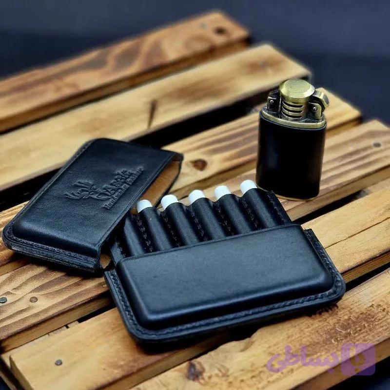 کیف سیگار چرم طبیعی دست دوز 01