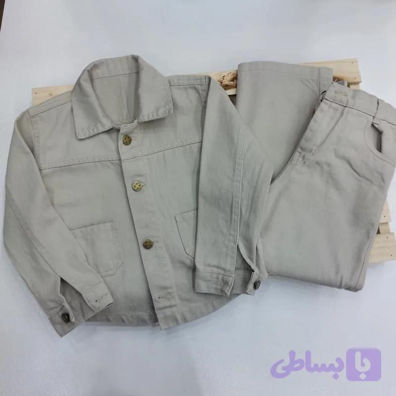 ست کت شلوار کتانt&t — تصویر 1